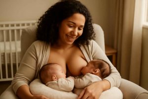 Como organizar a amamentação de gêmeos: dicas práticas para mães